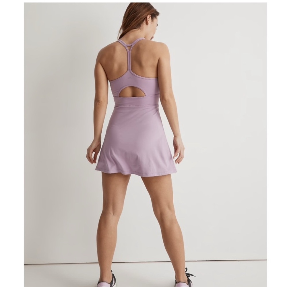 Madewell activewear purple Racerback Dress size medium
